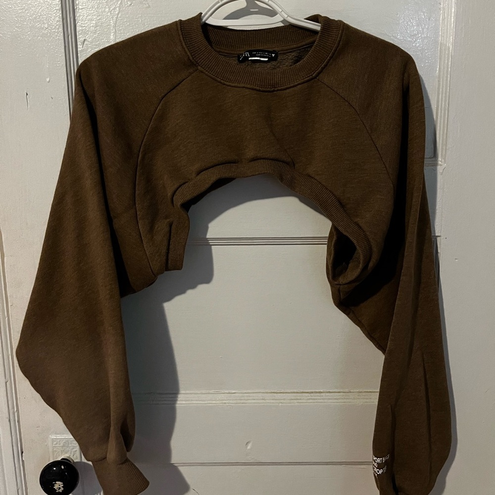 Sweatshirt shrug